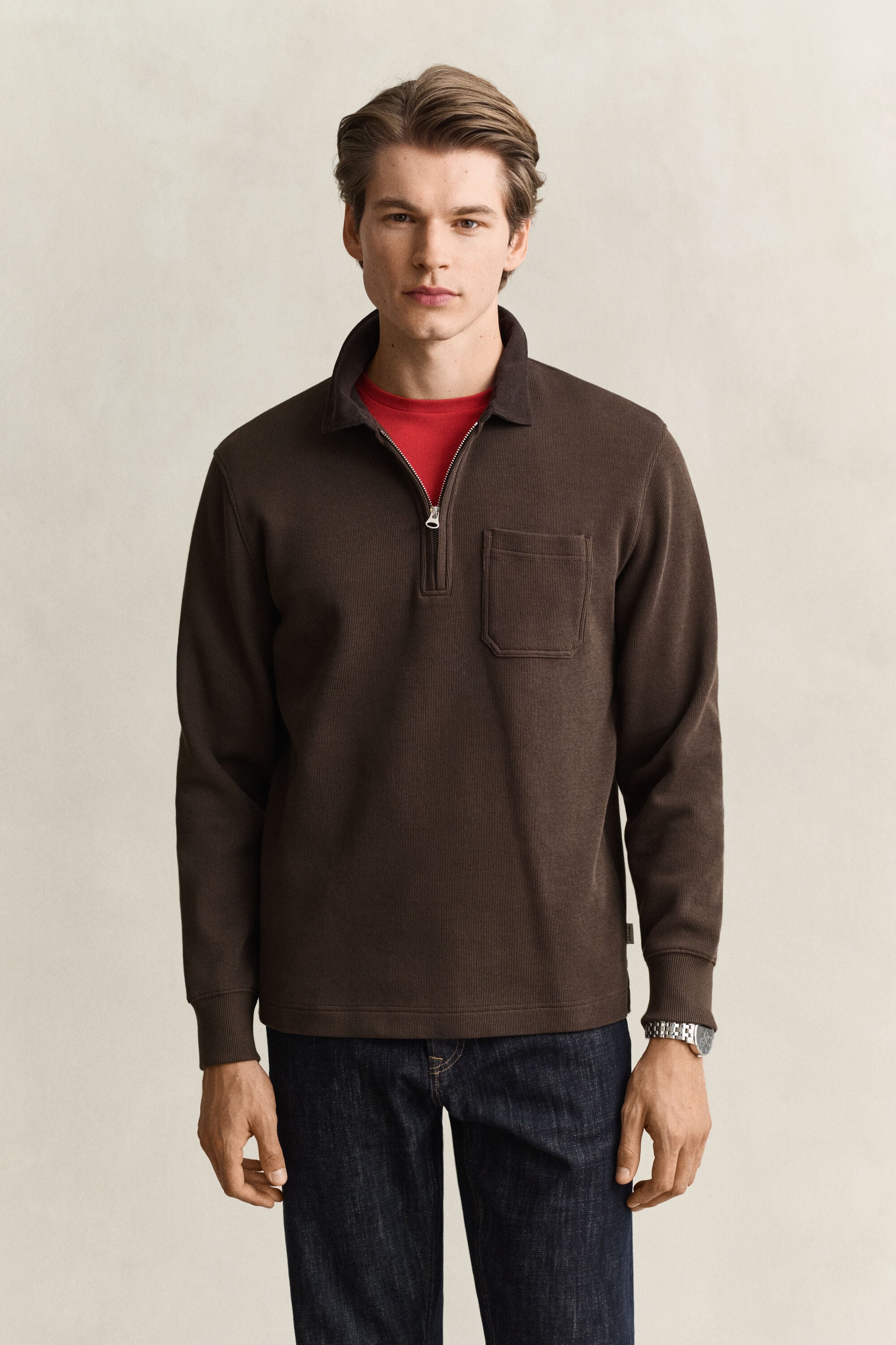 Half Zip Rugger