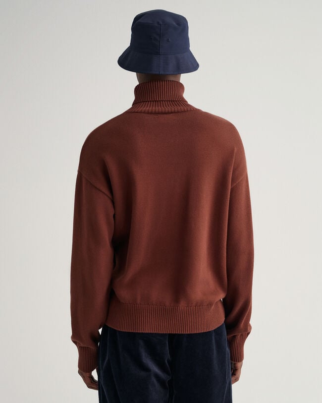 Supima Cotton Rollneck Sweater