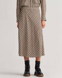 Geometric A-Line Skirt