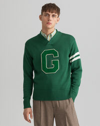Collegiate V-Neck Sweater