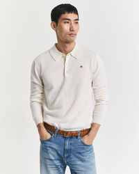 Superfine Lambswool Polo Sweater