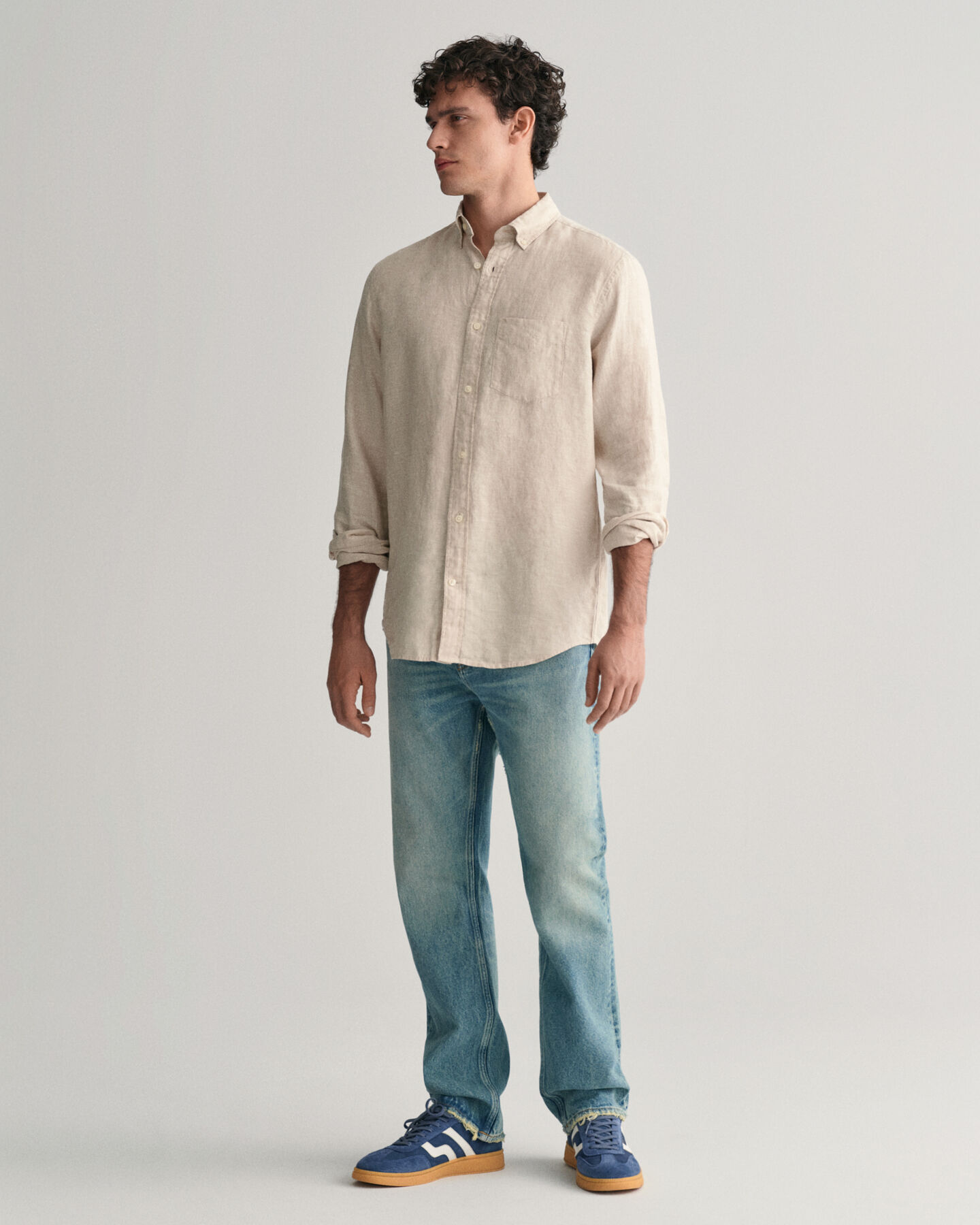 Regular Fit Linen Shirt