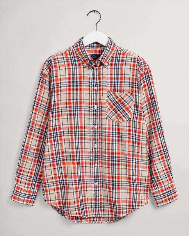 Relaxed Fit Check Flannel Shirt