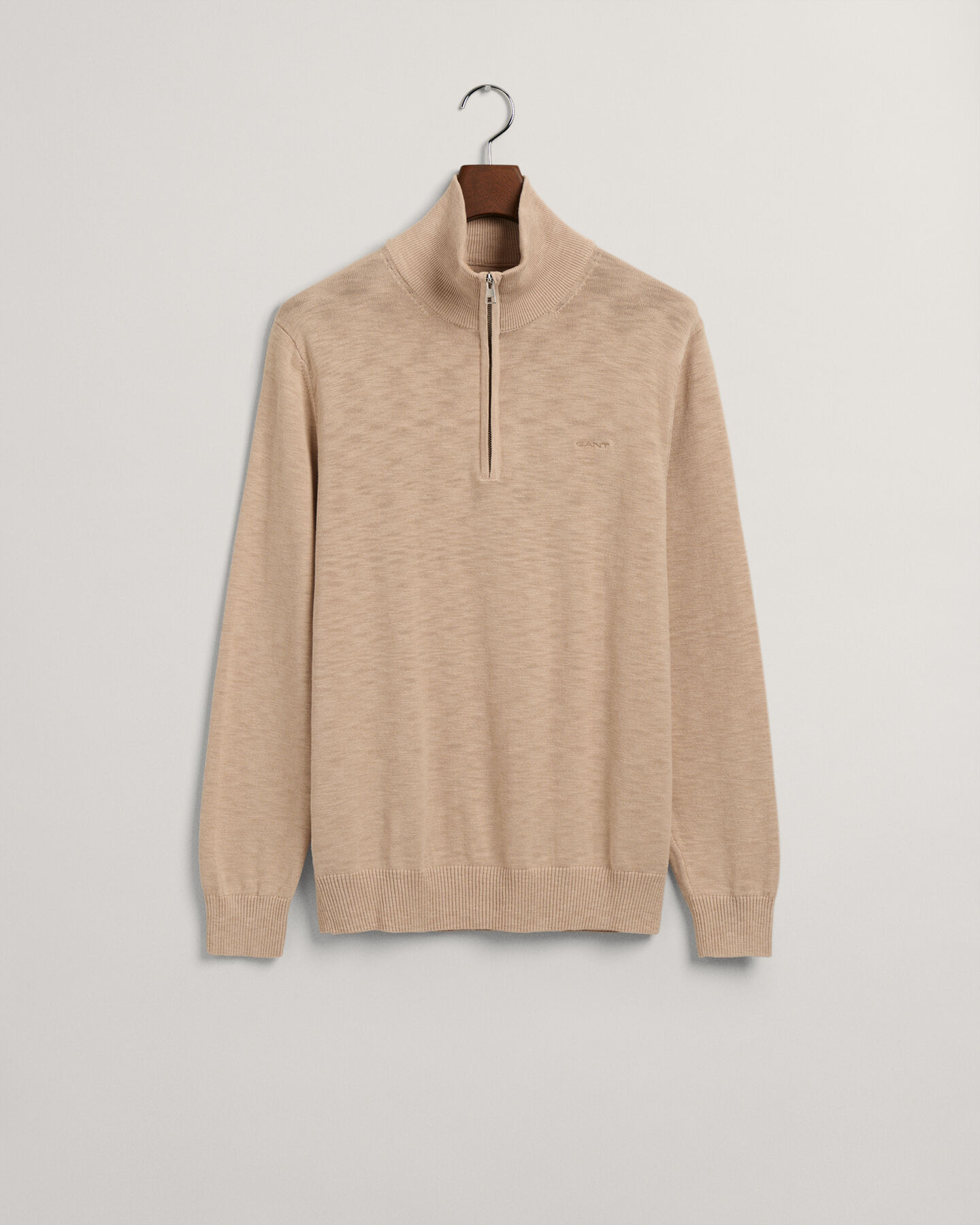 Cotton Flamme Half-Zip Sweater