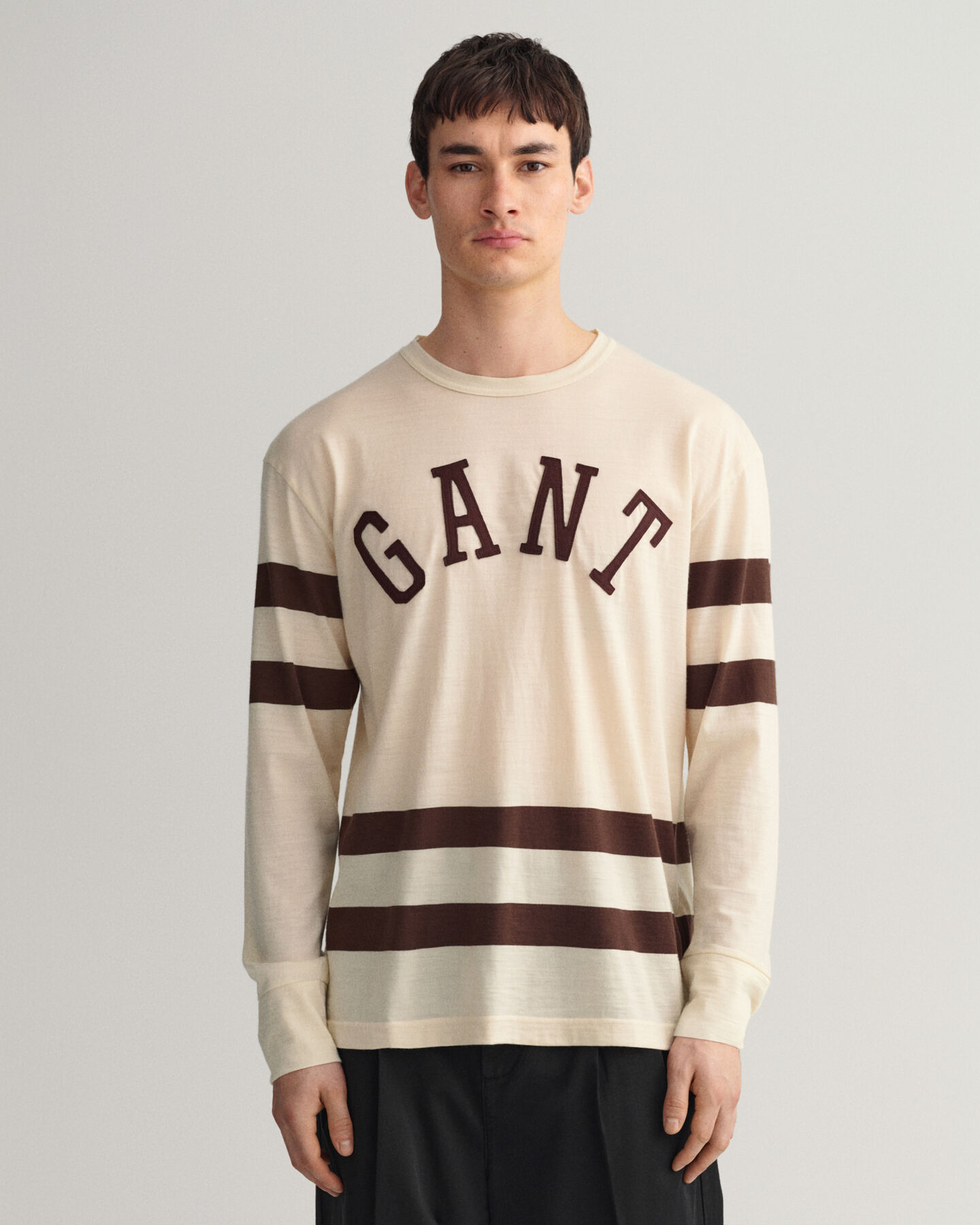Wool Jersey Long Sleeve T-Shirt
