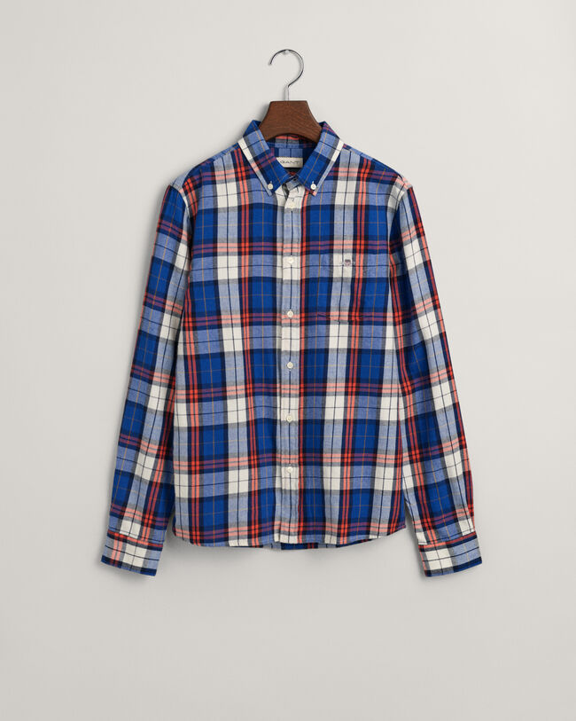 Teen Boys Regular Fit Checked Flannel Shirt