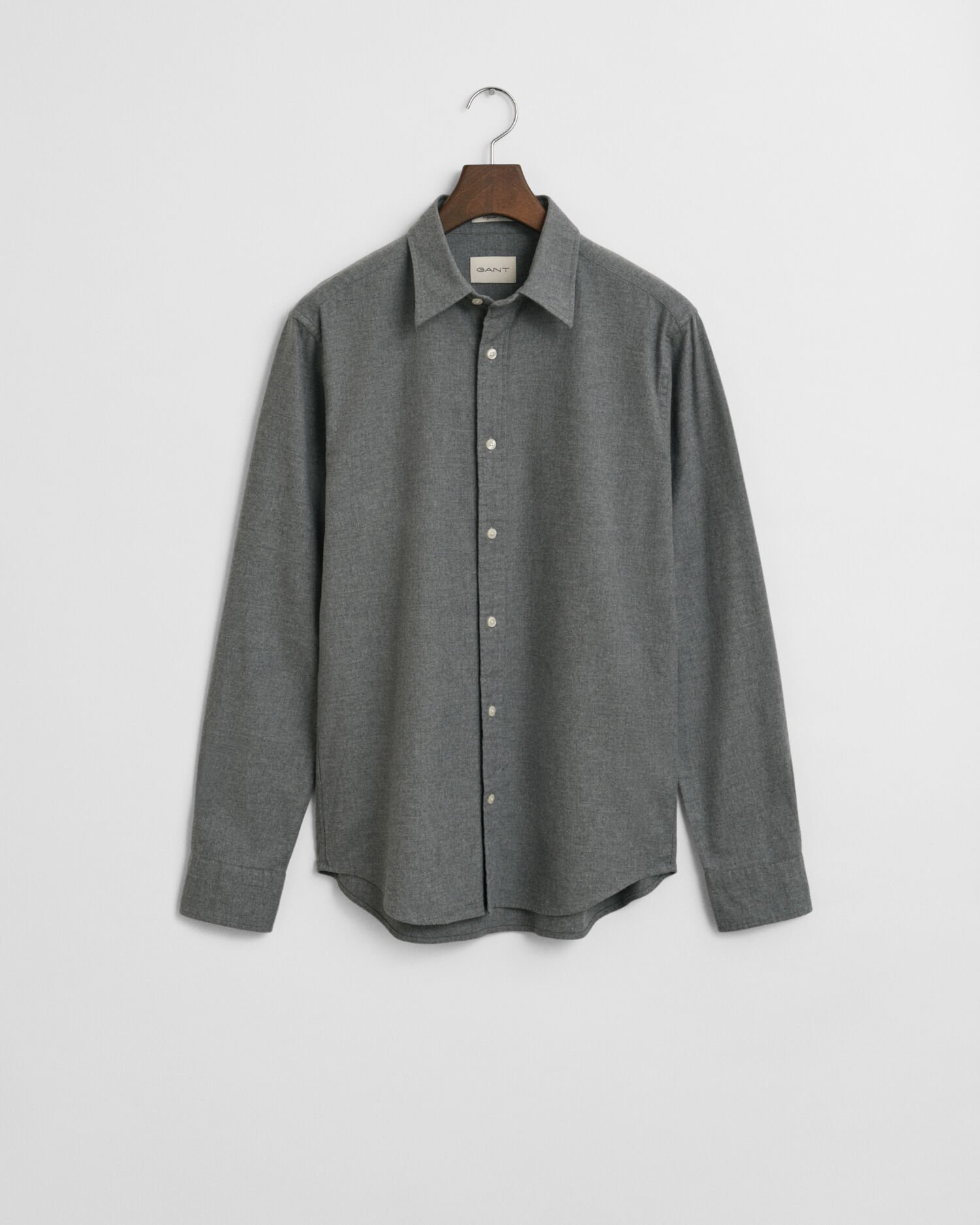 Regular Fit Melange Flannel Shirt