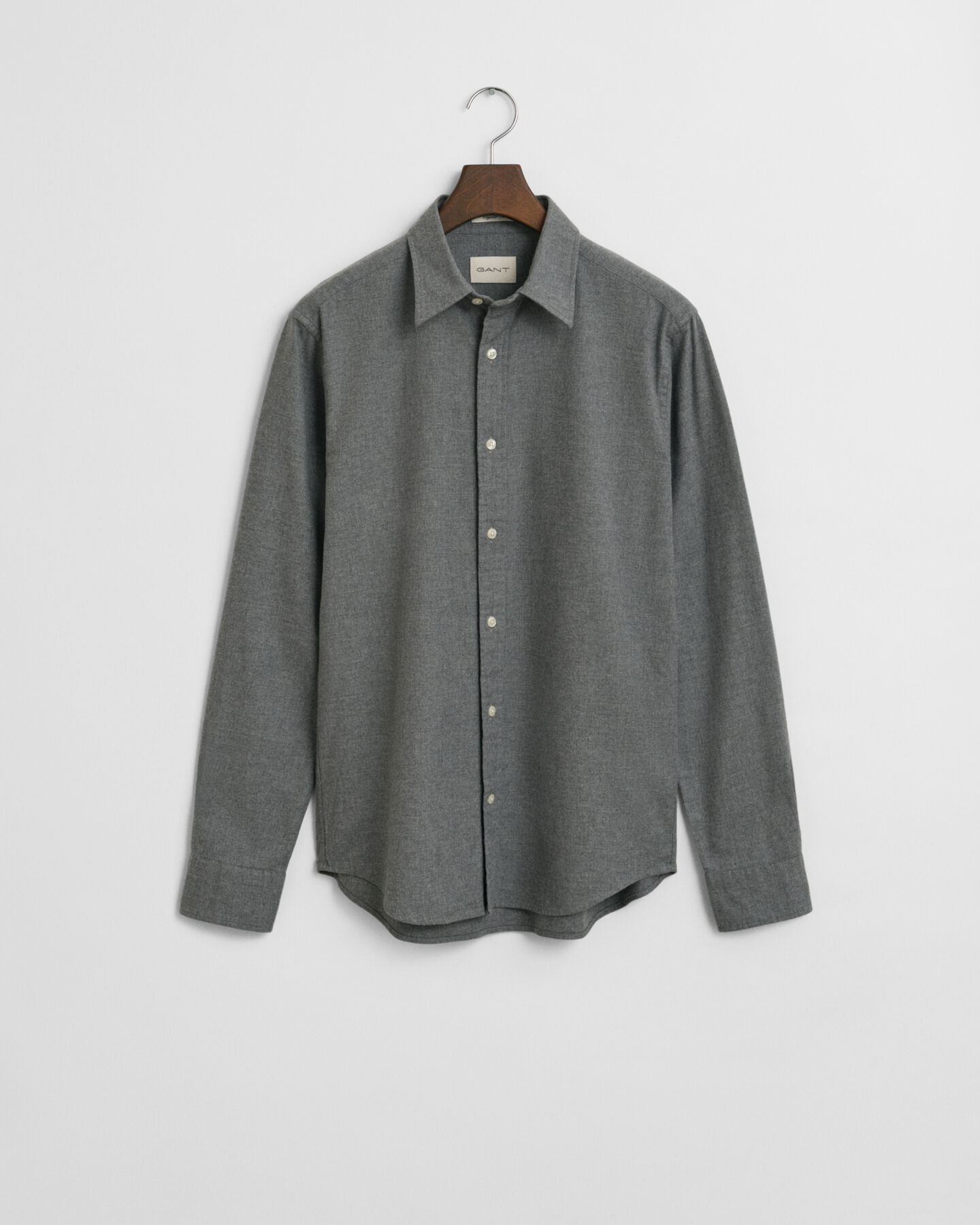 Regular Fit Melange Flannel Shirt