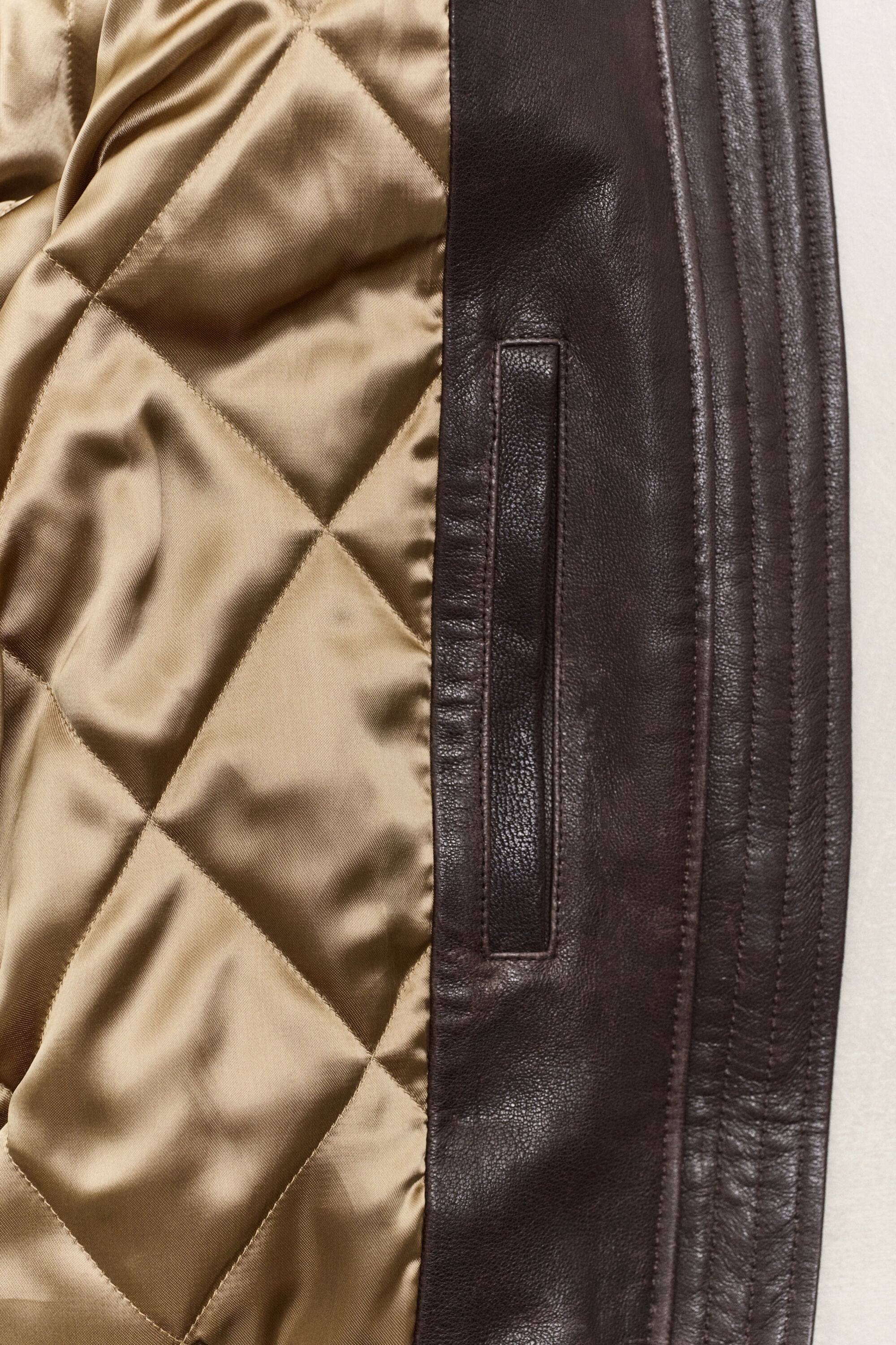 Leather Bomber Jacket