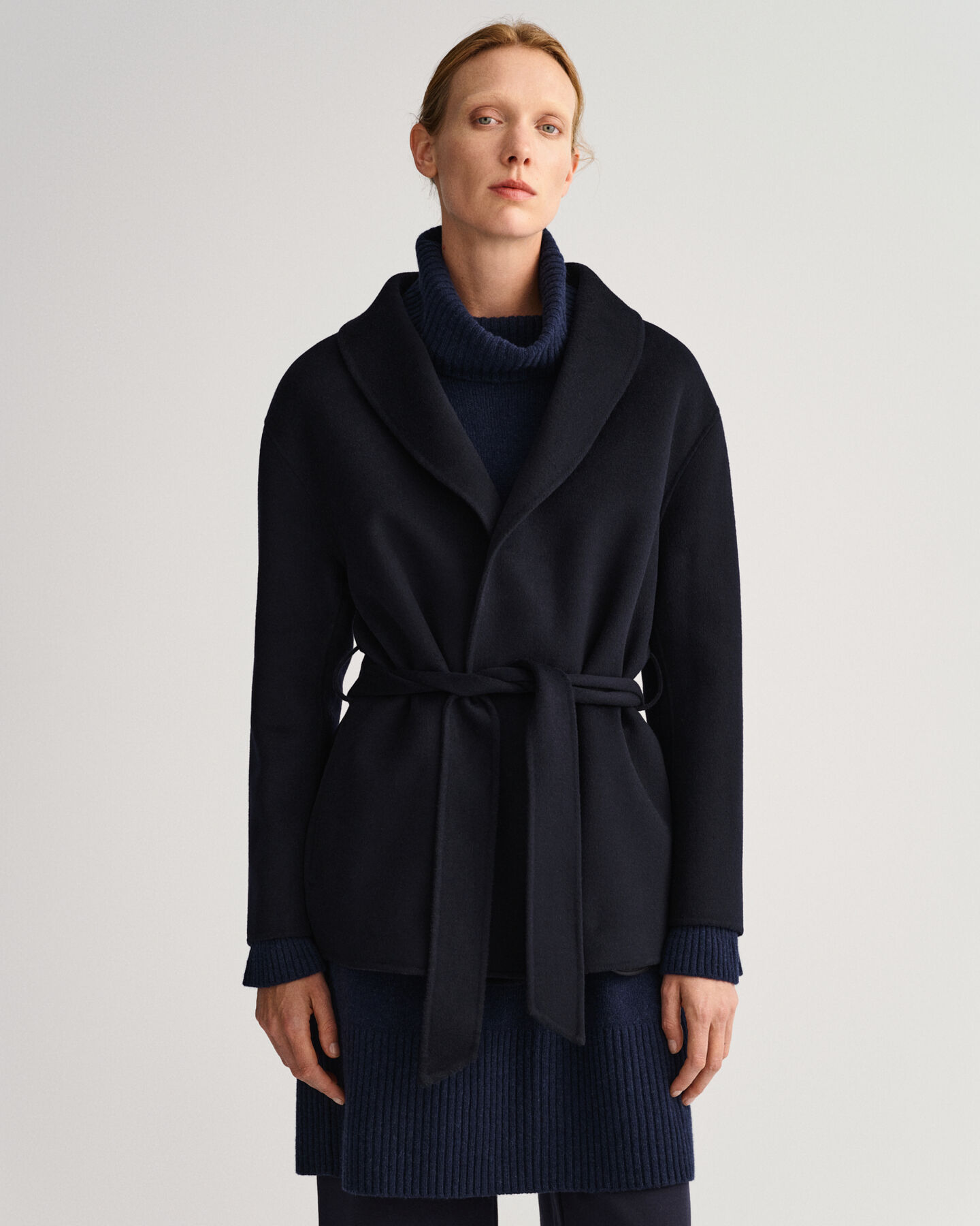 Handstitched Belted Blazer