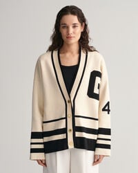 GANT Varsity V-Neck Cardigan