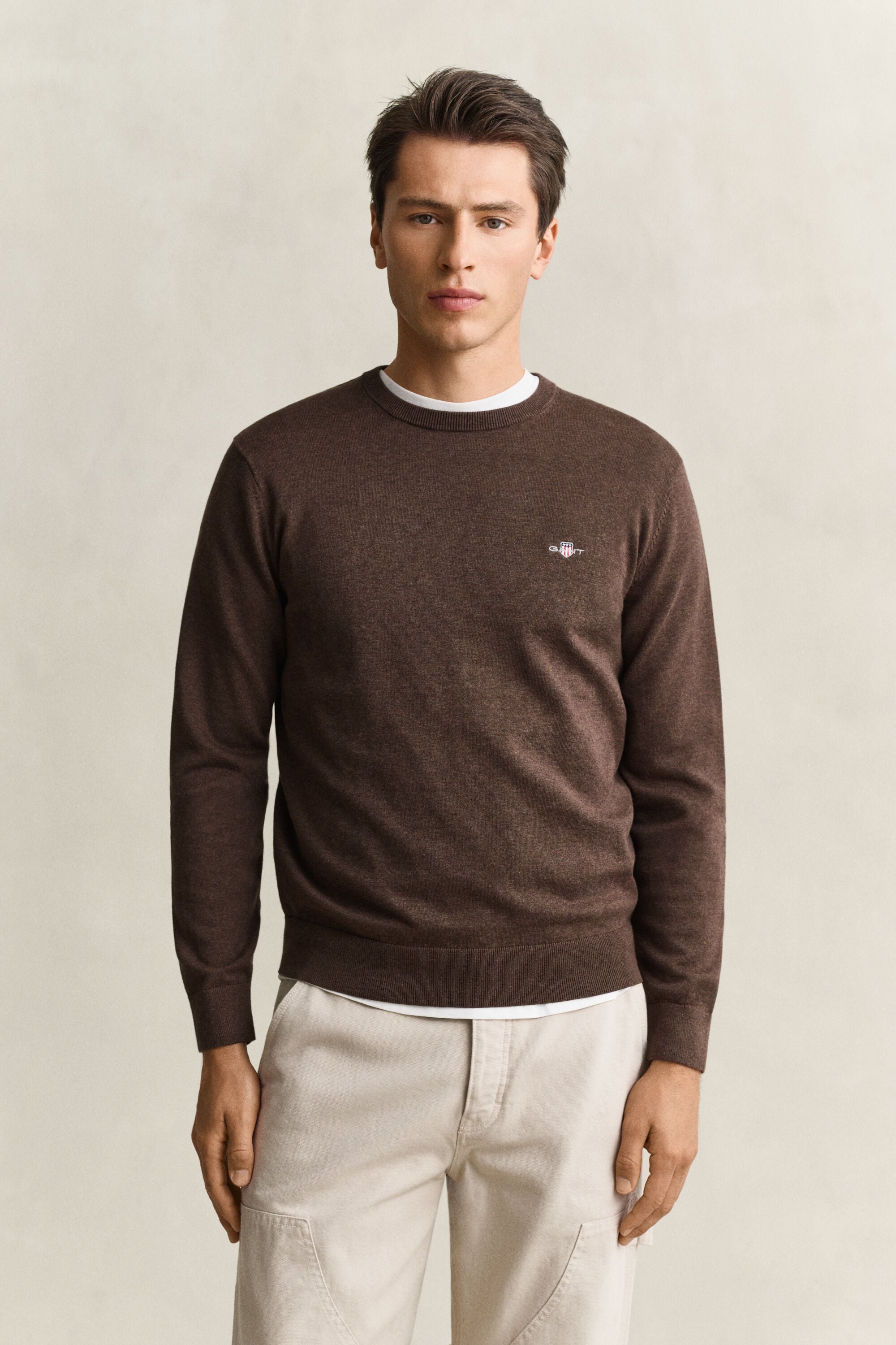 Cotton Crew Neck Sweater