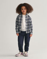 Kids Regular Fit Checked Flannel Shirt