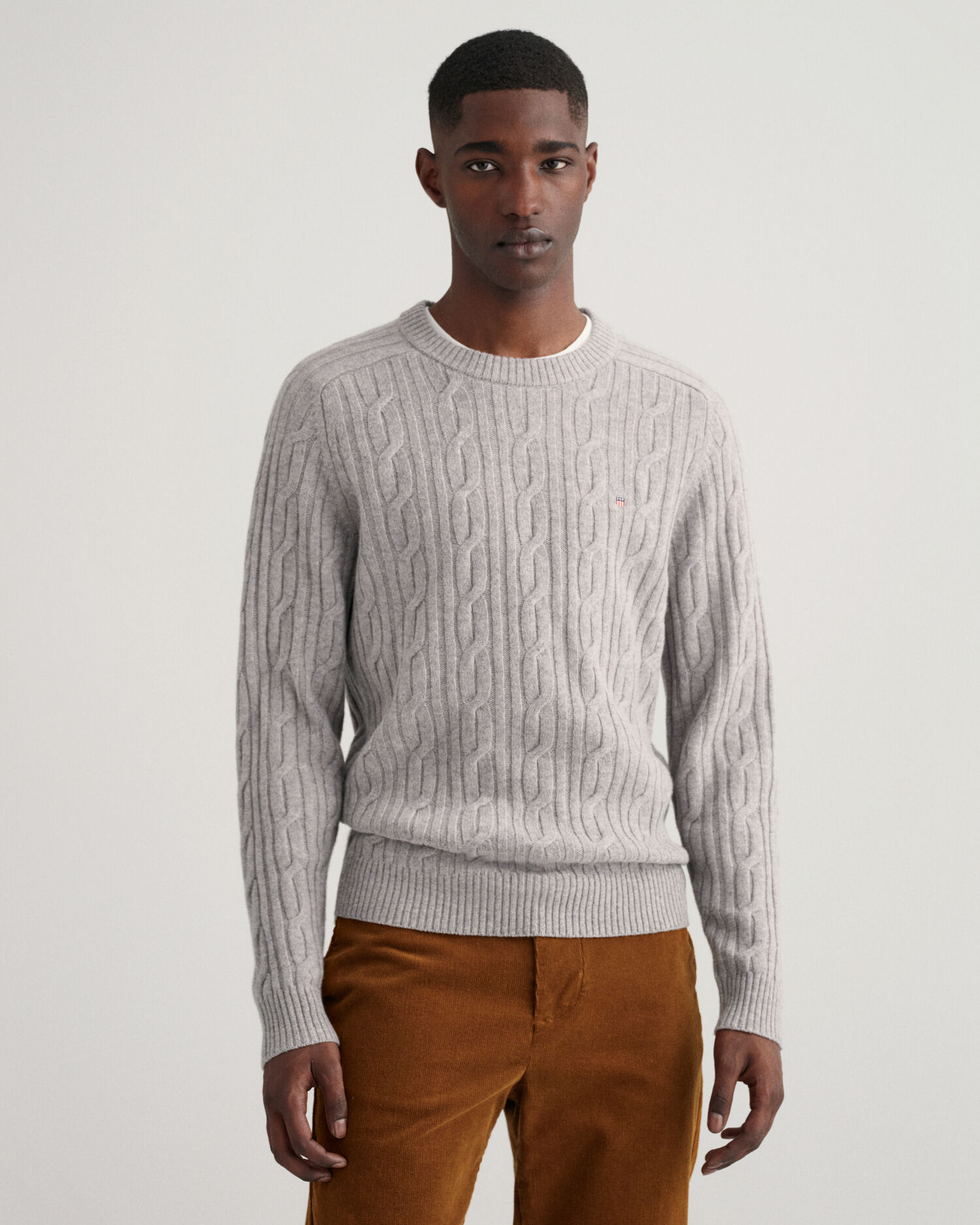 Mens Cable Knit Jumpers | GANT | UK