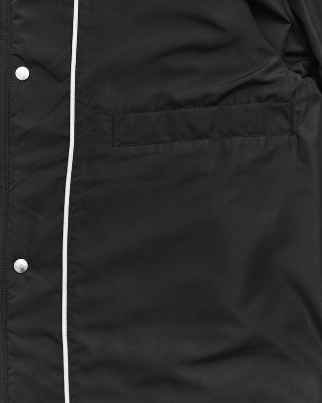 Quilted Windcheater Mid-Length Jacket