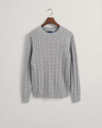 Cotton Cable Crew Neck Sweater
