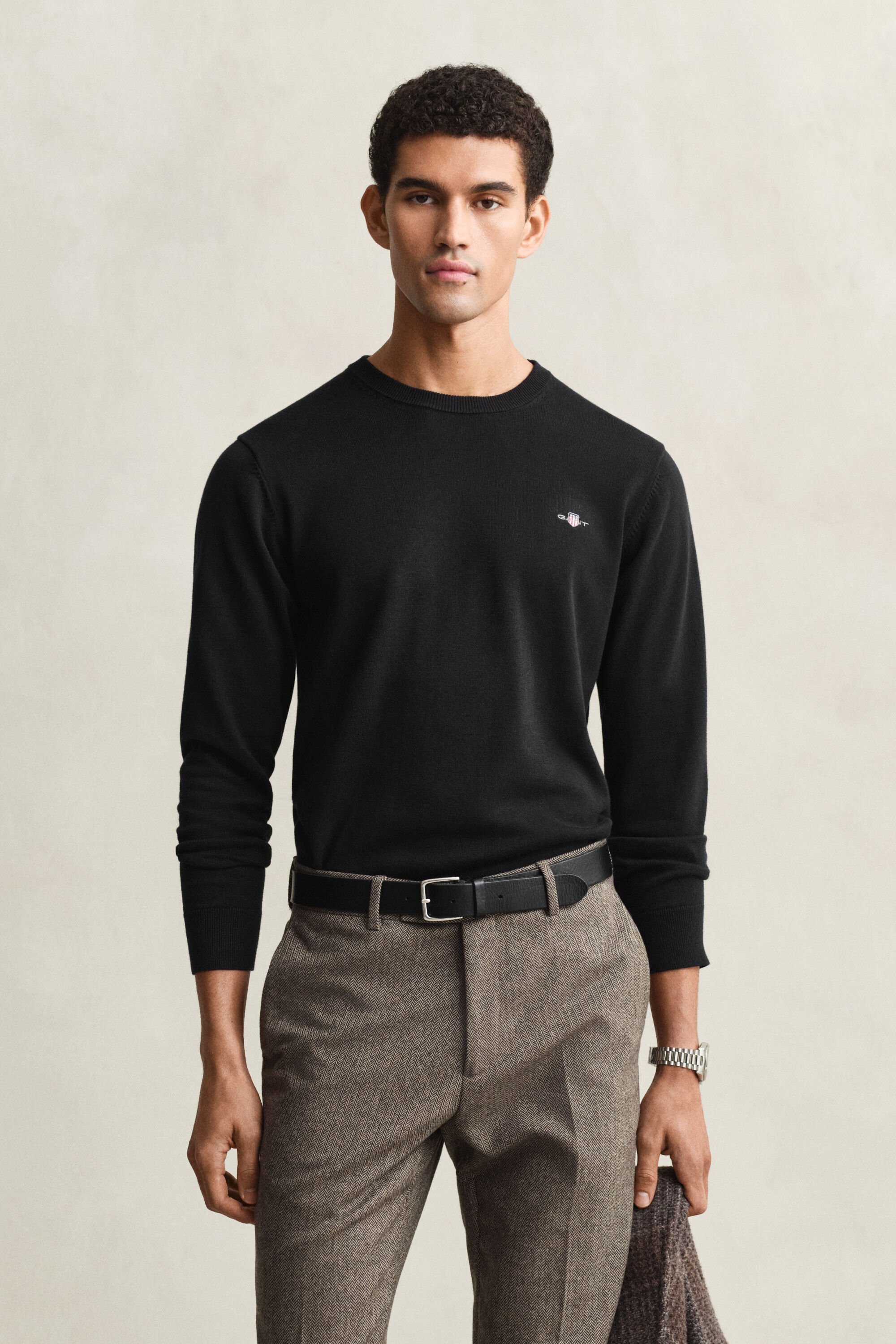 Cotton Crew Neck Sweater