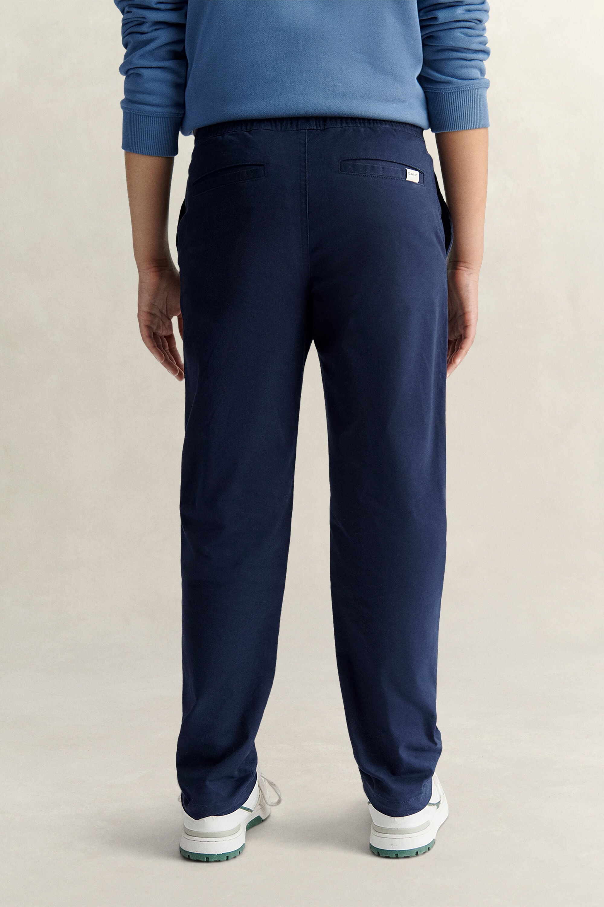 Teen Boys Drawstring Chinos — MARINE