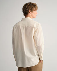 Relaxed Fit Cotton Silk Shirt
