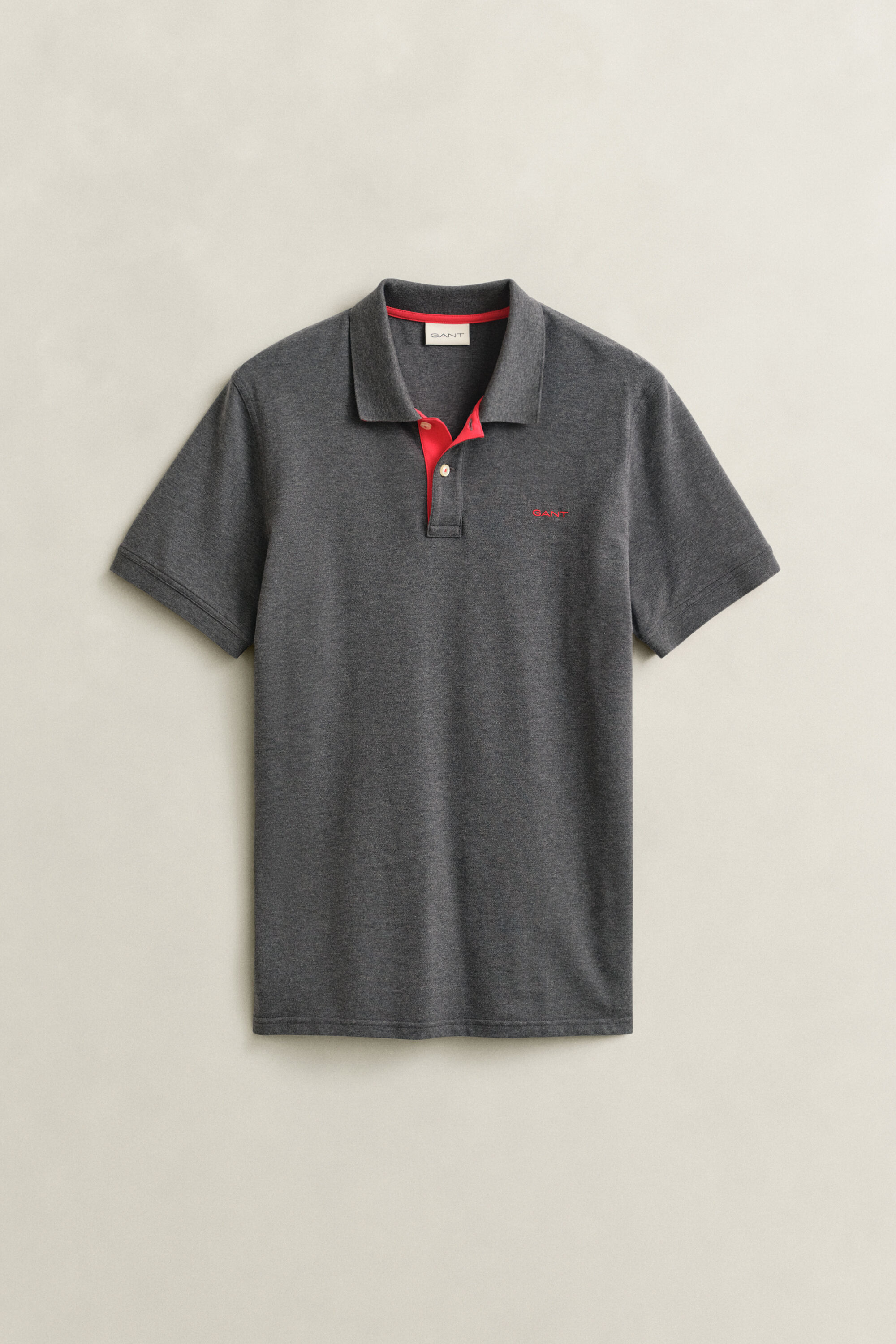 Contrast Piqué Polo Shirt
