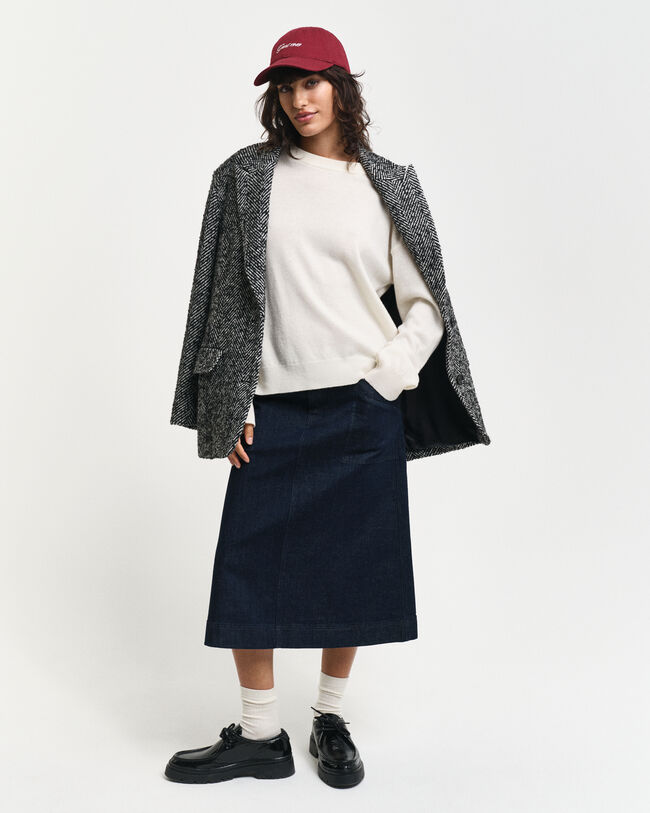 Super Fine Lambswool Crew Neck Sweater