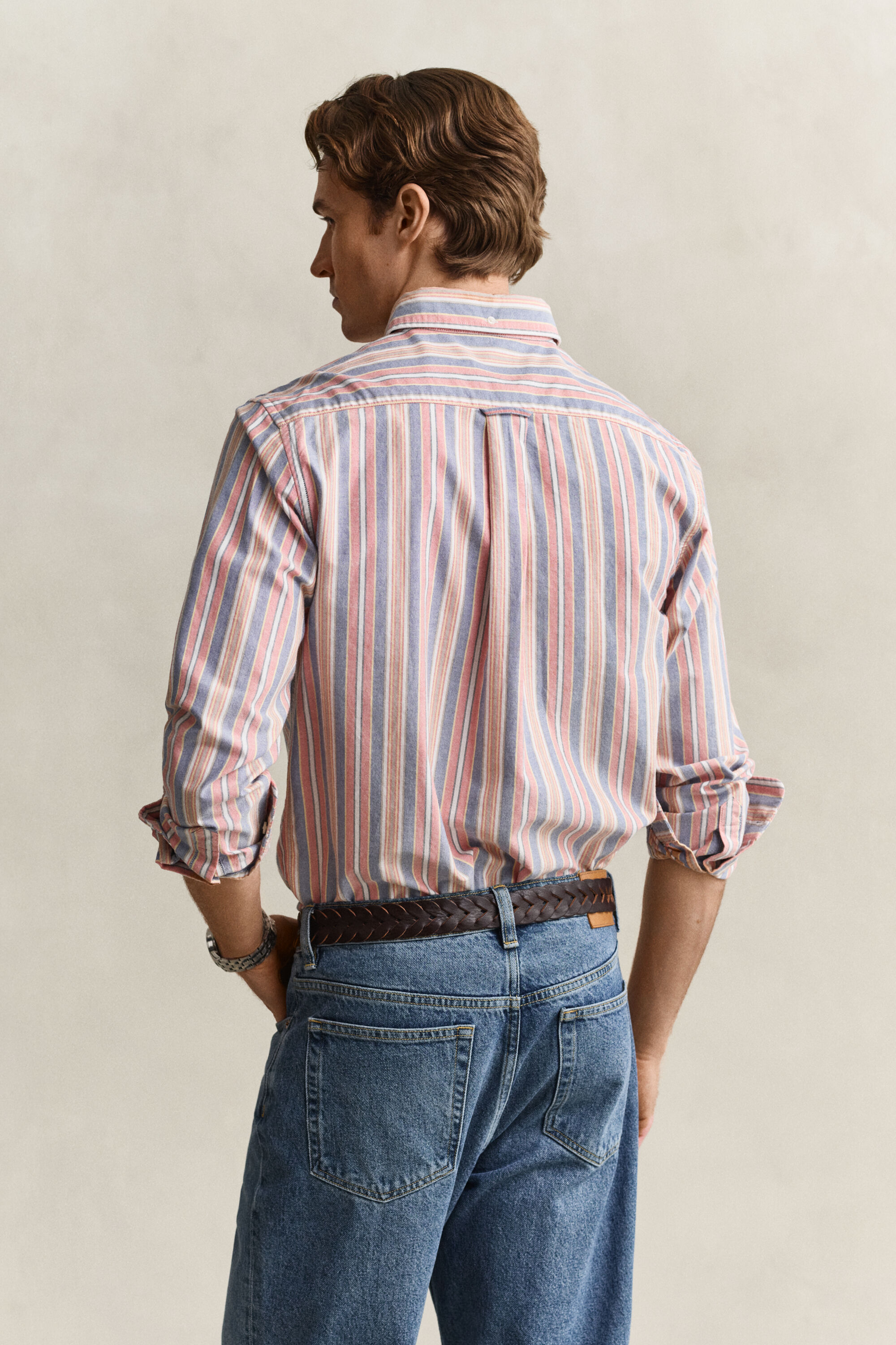 Multistriped Classic Oxford Shirt