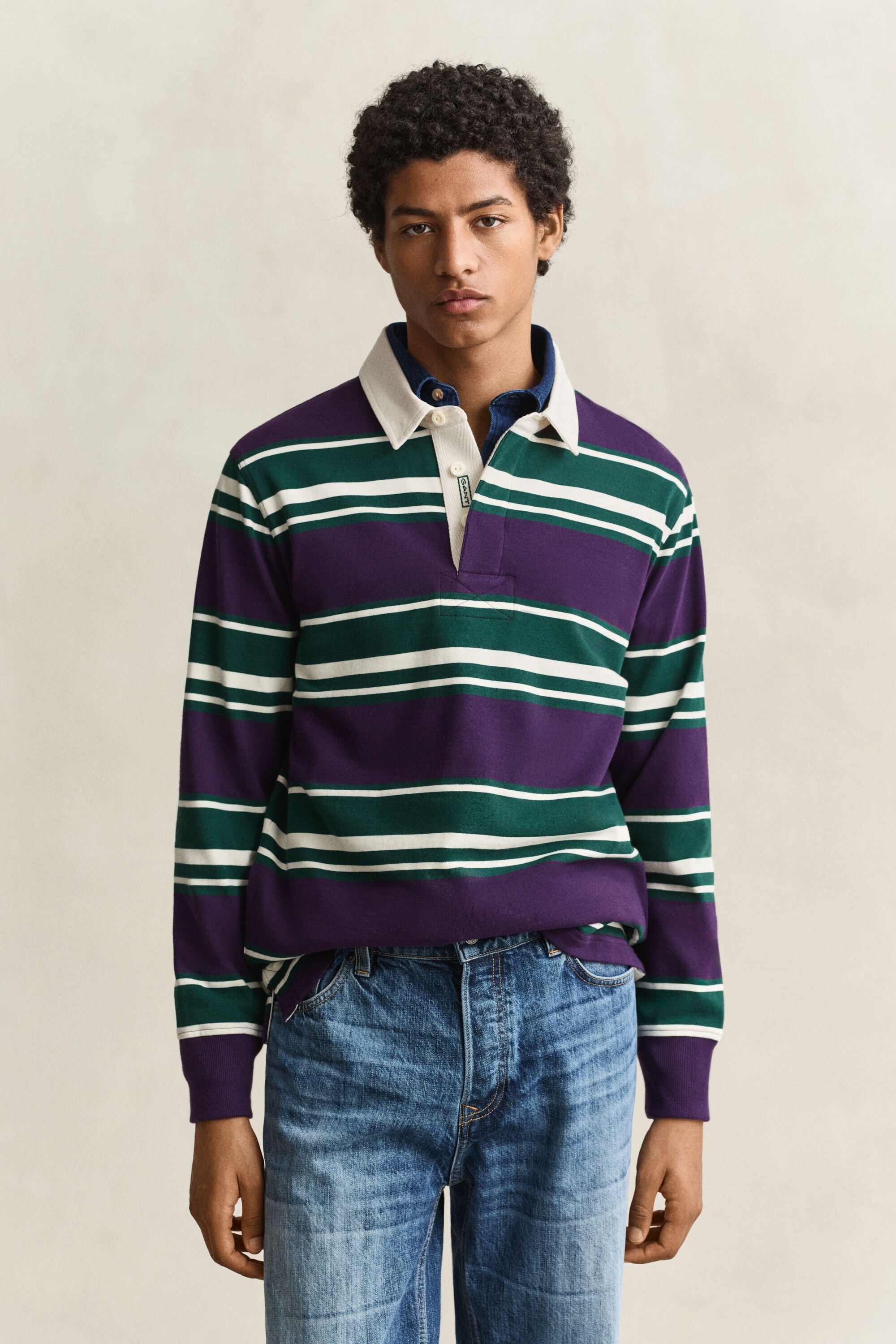 Striped Heavy Rugger