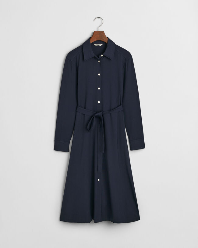 Jersey Shirt Dress