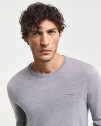 Extra Fine Merino Wool Crew Neck Sweater