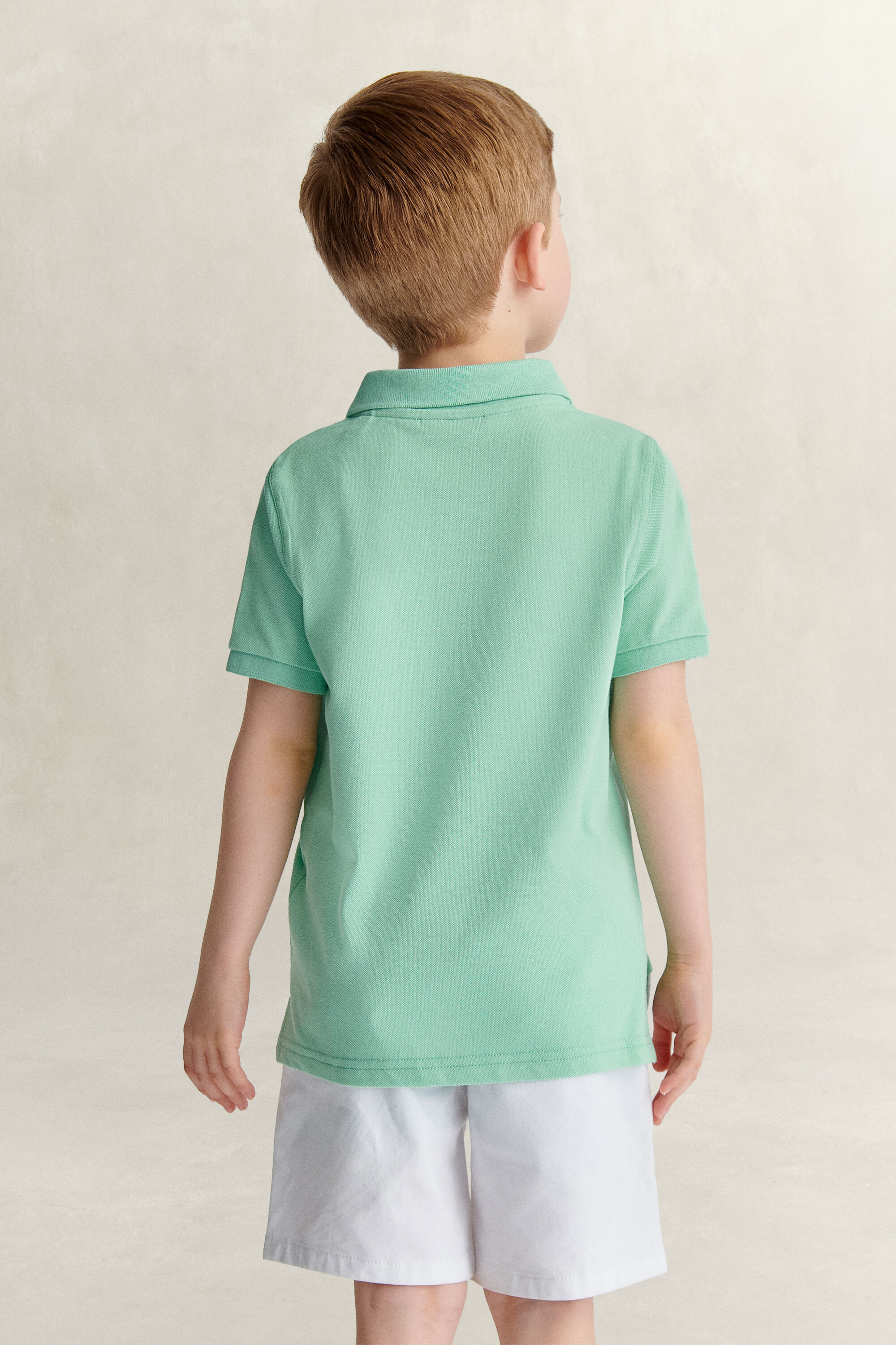 Kids Shield Piqué Polo Shirt