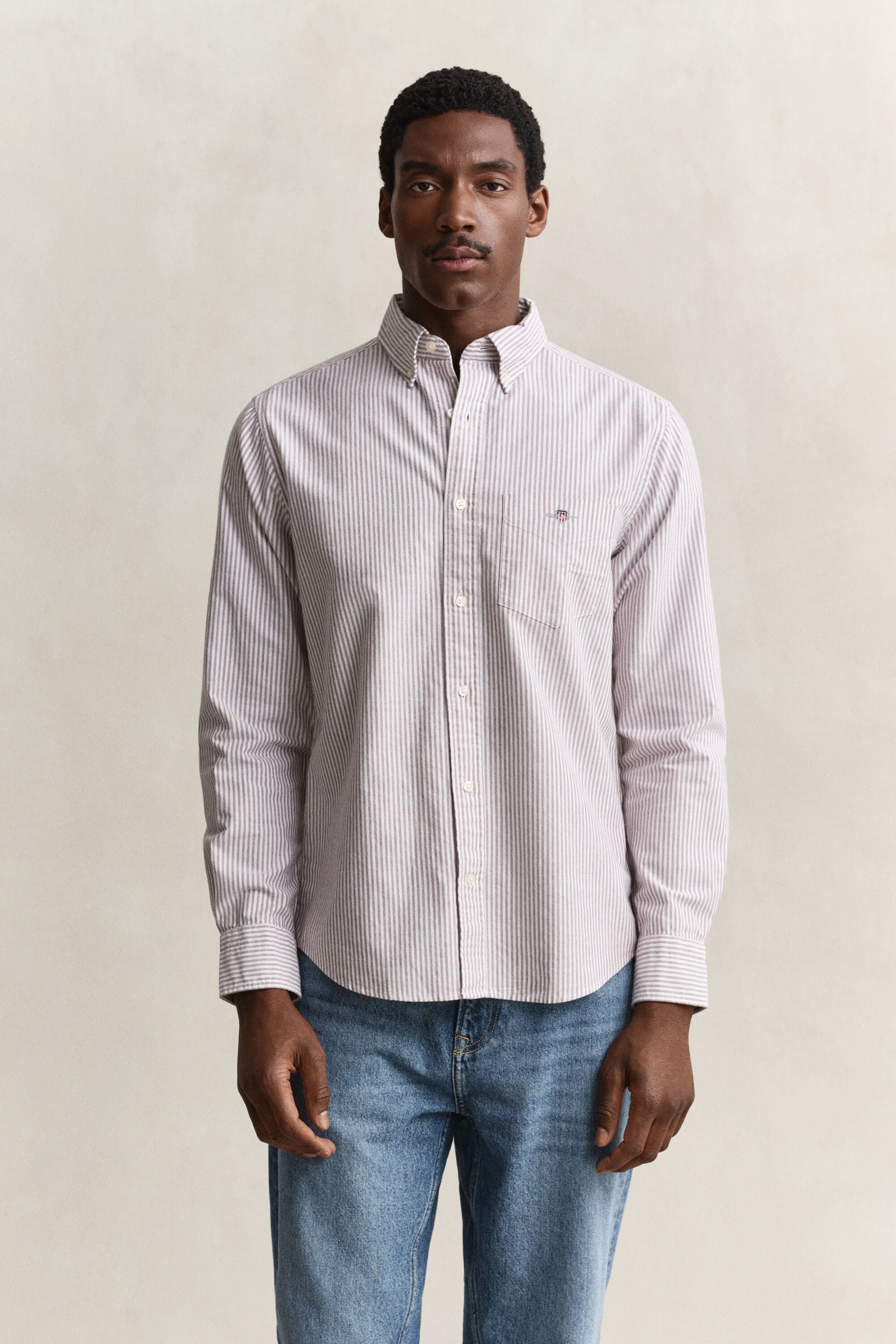 Classic Regular Striped Oxford Shirt