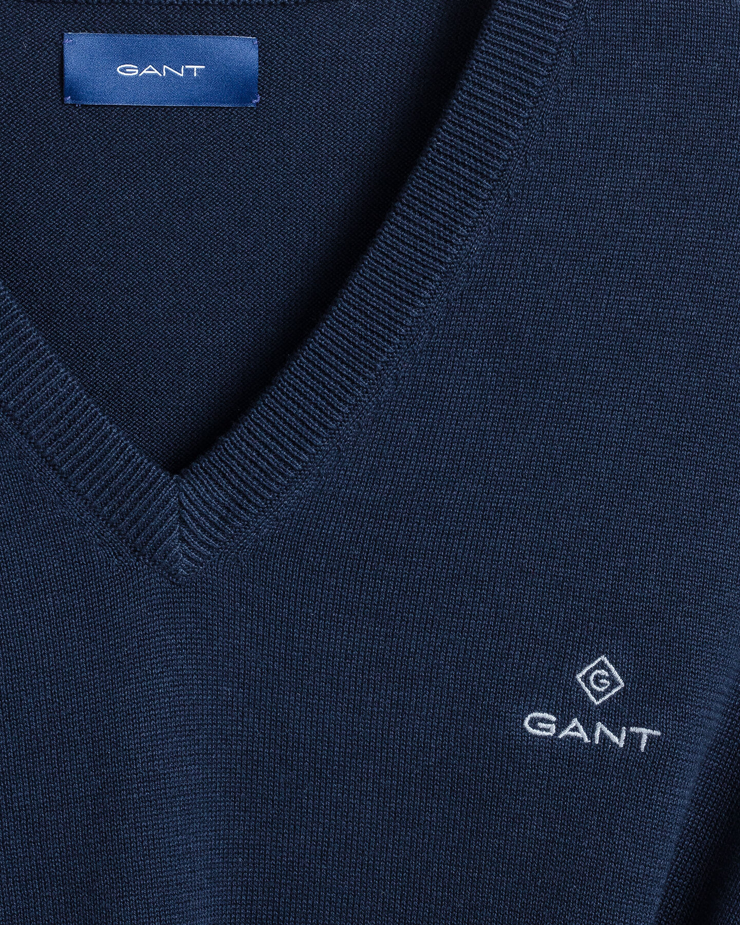 Classic Cotton V-Neck Sweater