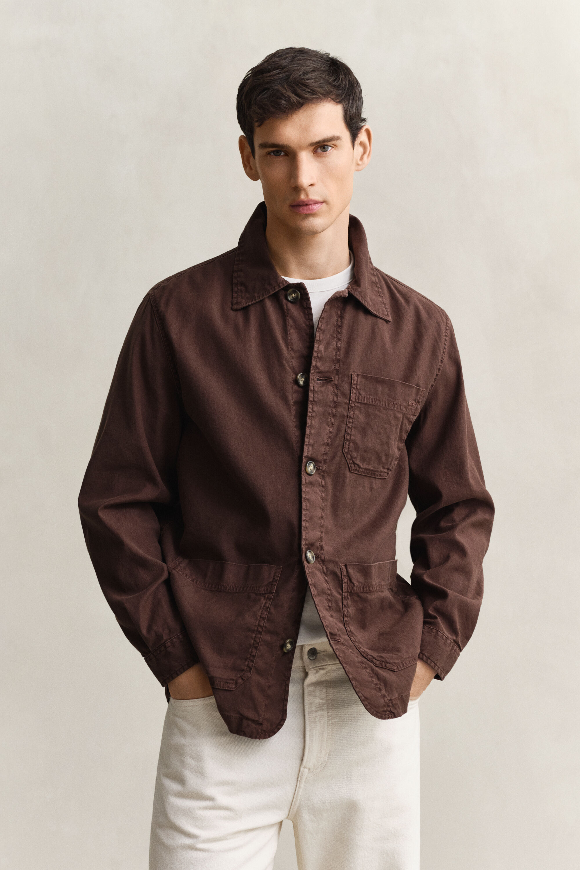 Linen Blend Overshirt