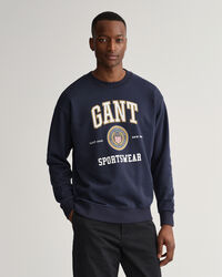 Crest Shield Crew Neck Sweatshirt