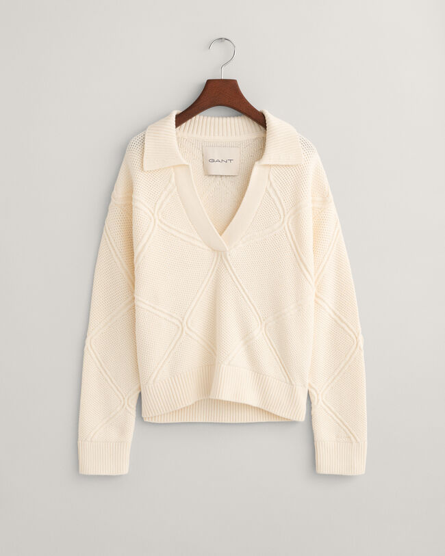 Textured Knit Rugger