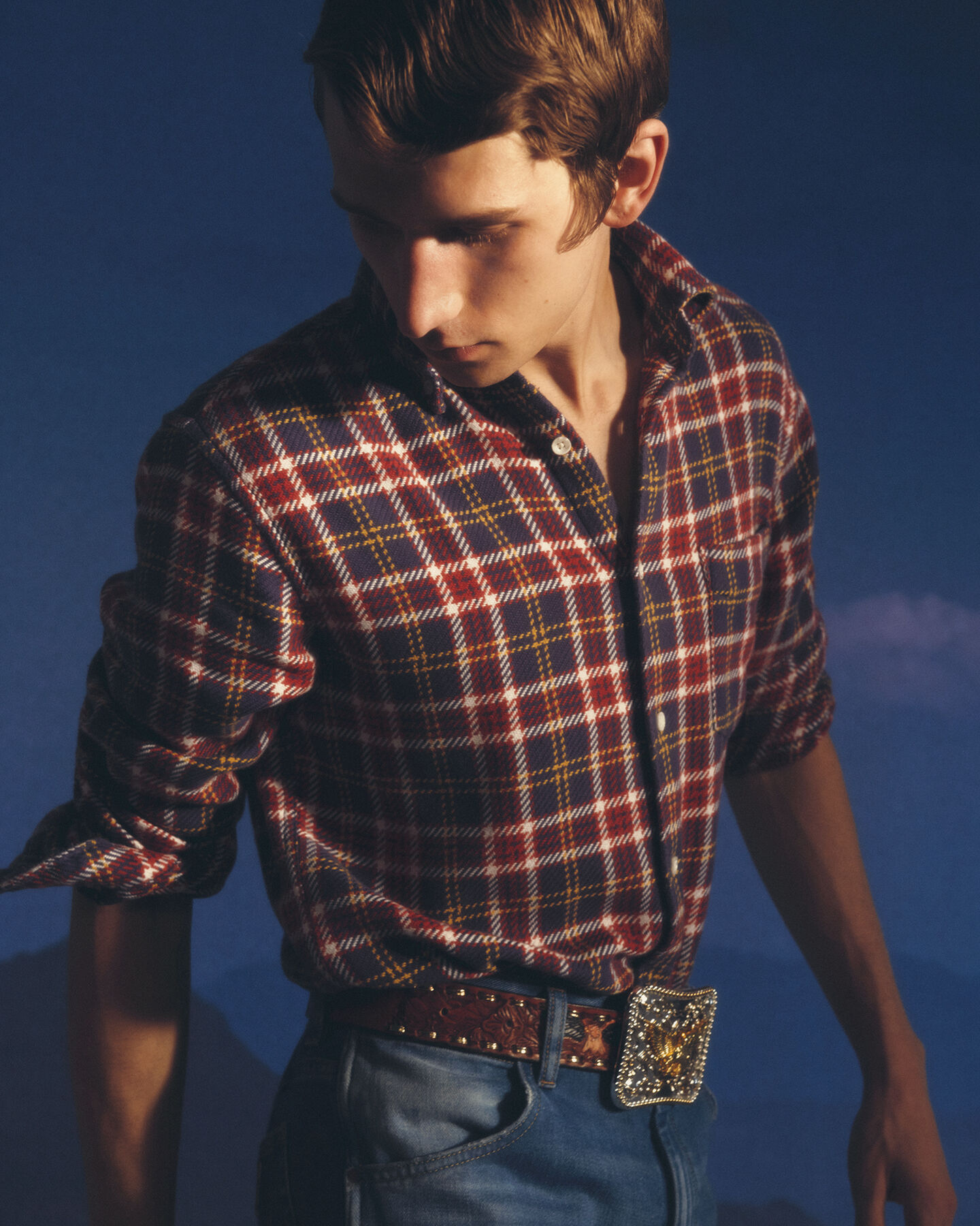 GANT x Wrangler Regular Fit Plaid Twill Shirt