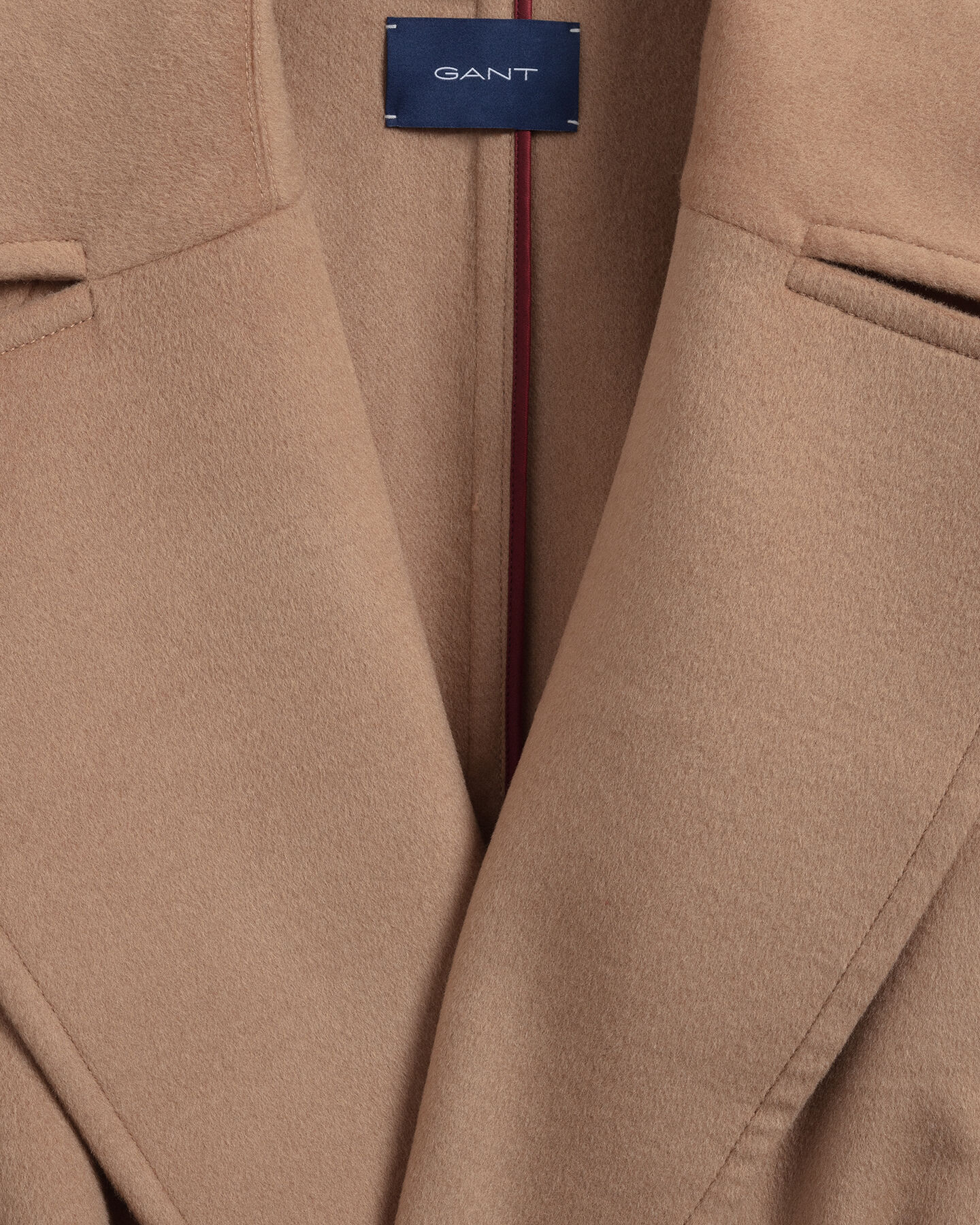 Wool-Blend Belted Coat