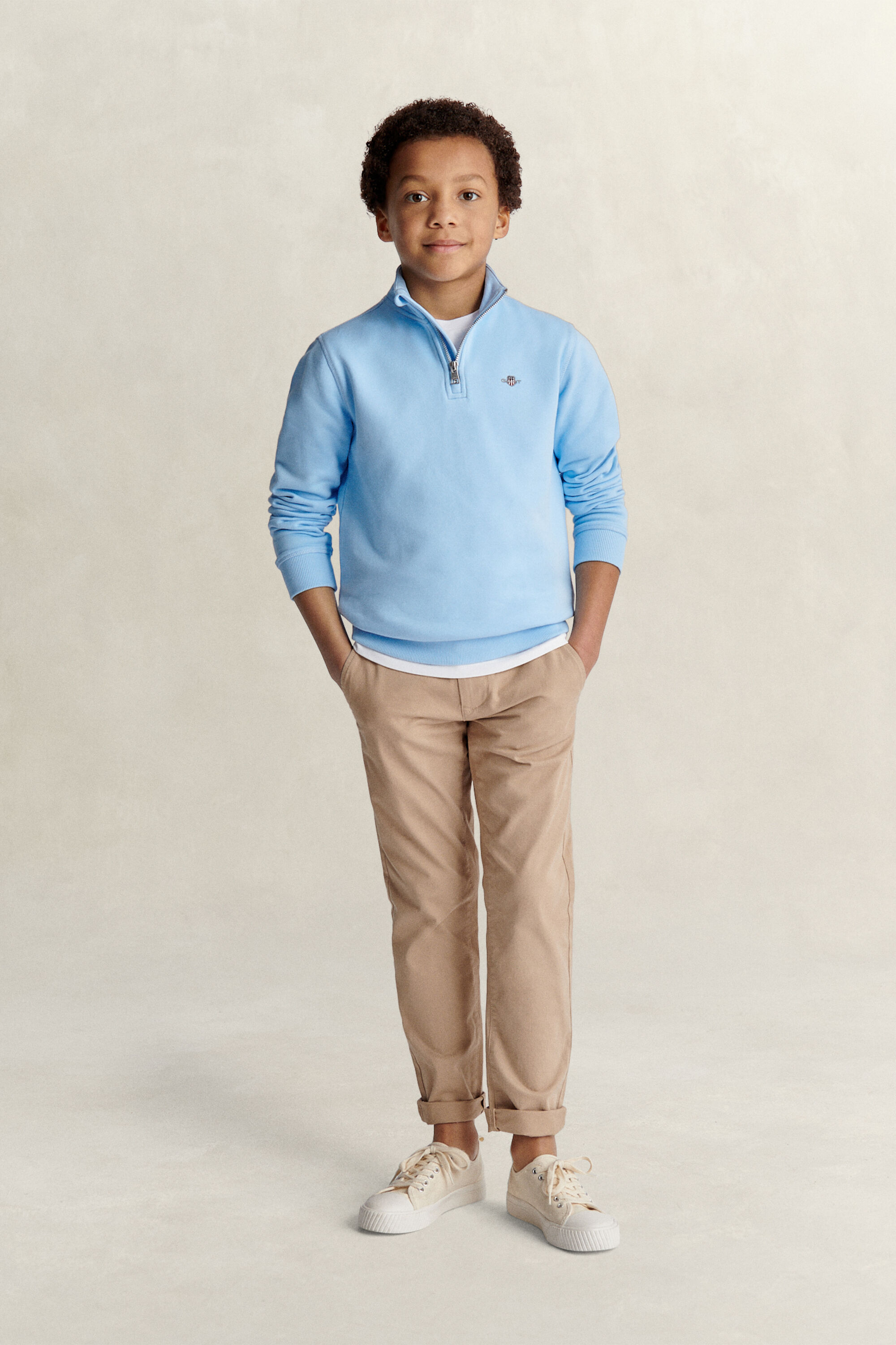 Teen Boys Half Zip Sweatshirt