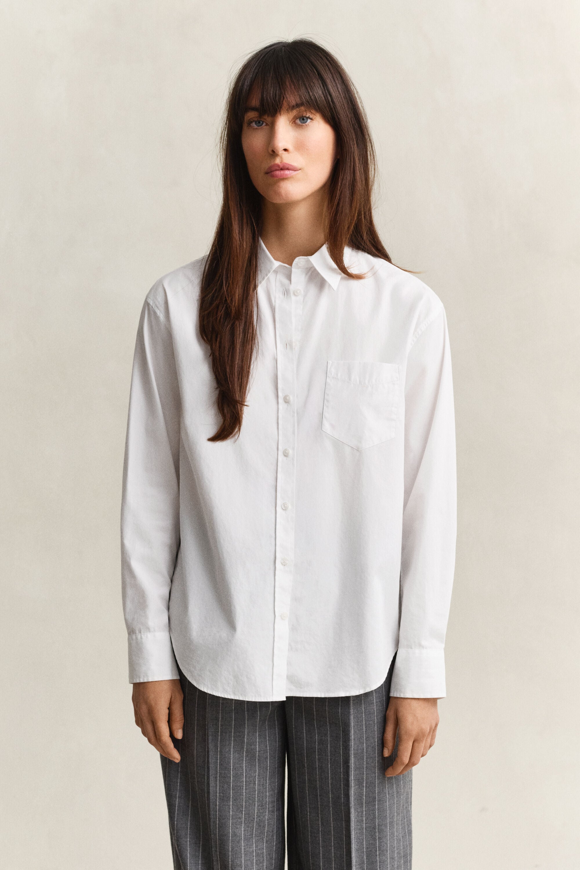 Relaxed Fit Classic Poplin Shirt
