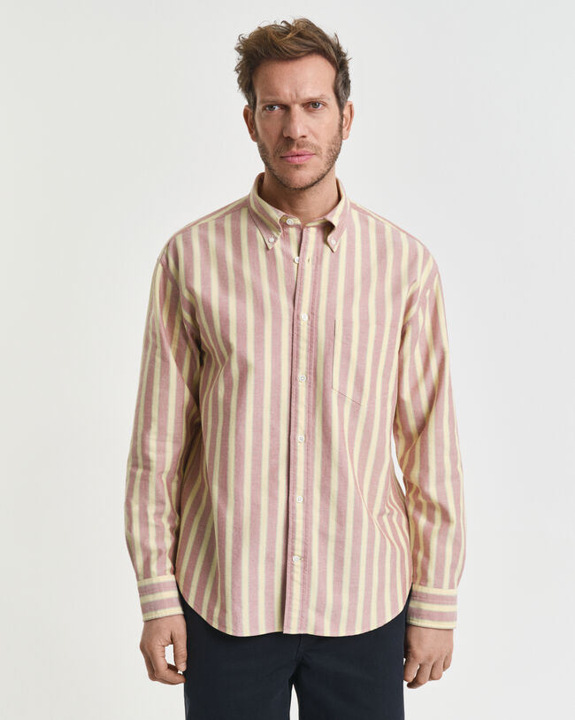 Relaxed Fit Striped Heritage Oxford Shirt
