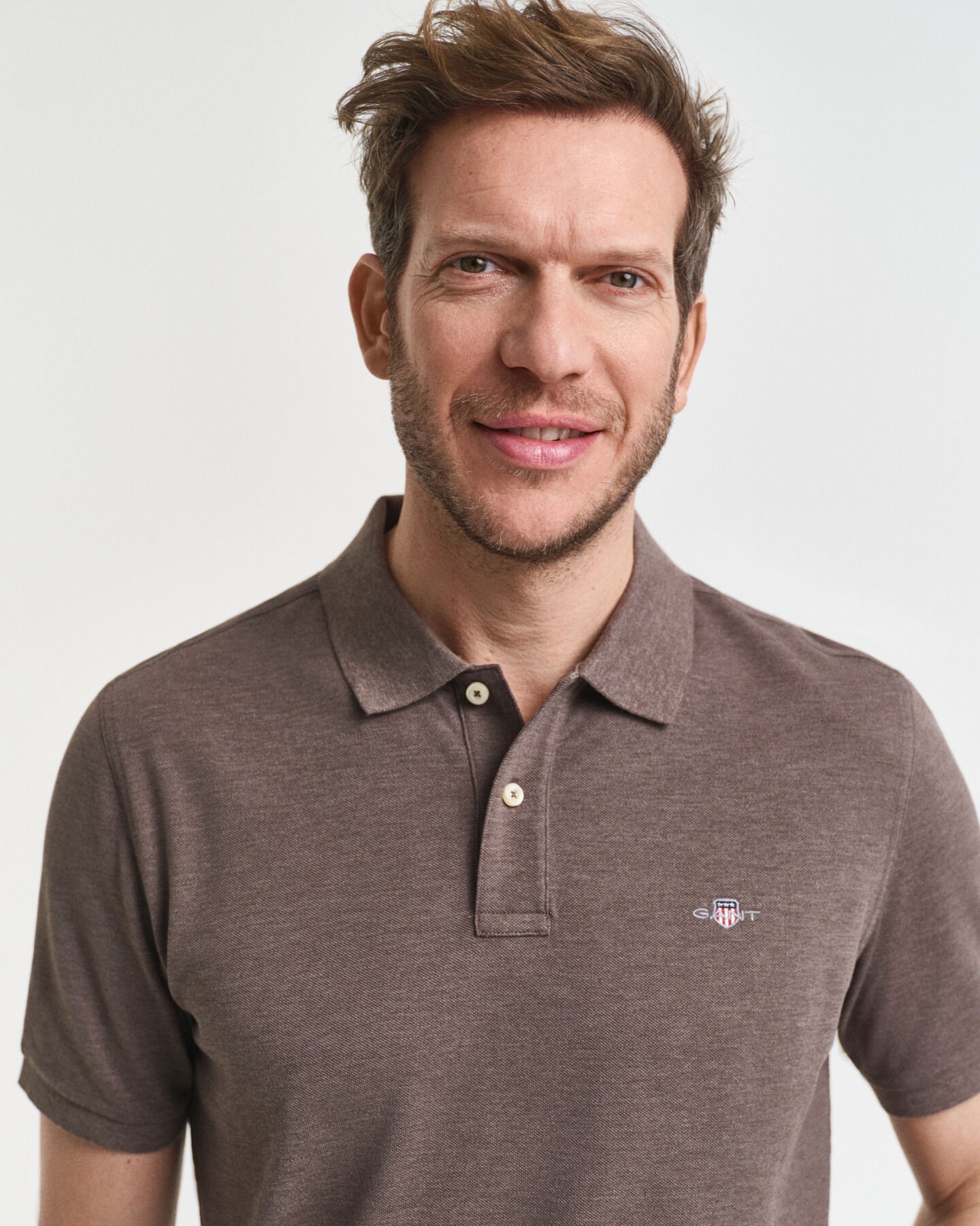 Regular Fit Shield Piqué Polo Shirt