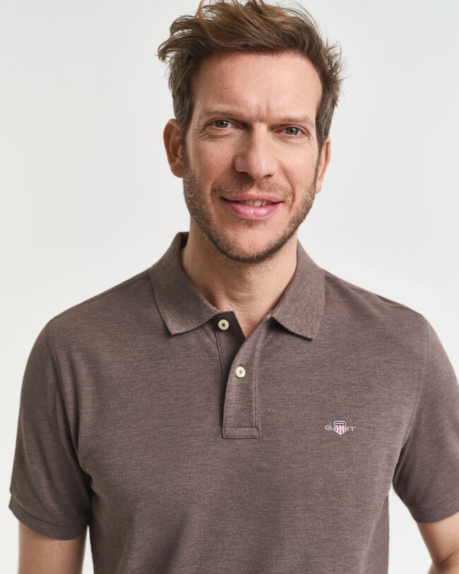 Regular Fit Shield Piqué Polo Shirt