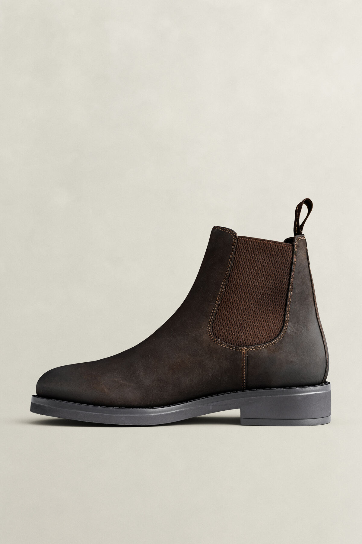 Prepdale Leather Chelsea Boots — DARK BROWN