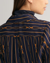 Regular Fit Rope Stripe Wrap Dress