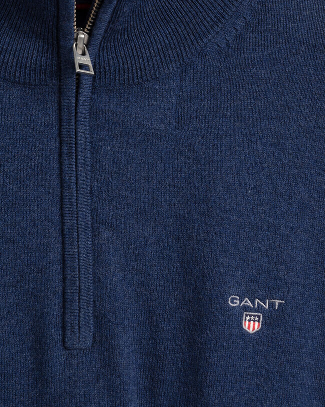 Cotton Wool Half-Zip Sweater