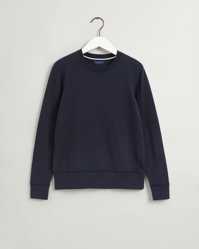 Light Cotton Crew Neck Sweater