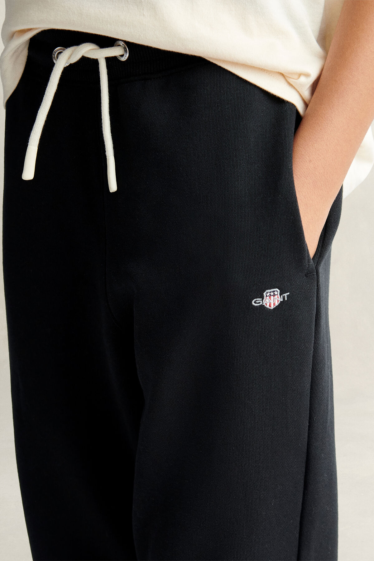 Teen Boys Shield Sweatpants — BLACK