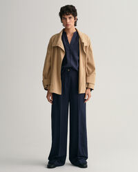 Relaxed Fit Cotton Silk Blouse