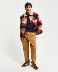 Regular Fit Brushed Cotton Chinos