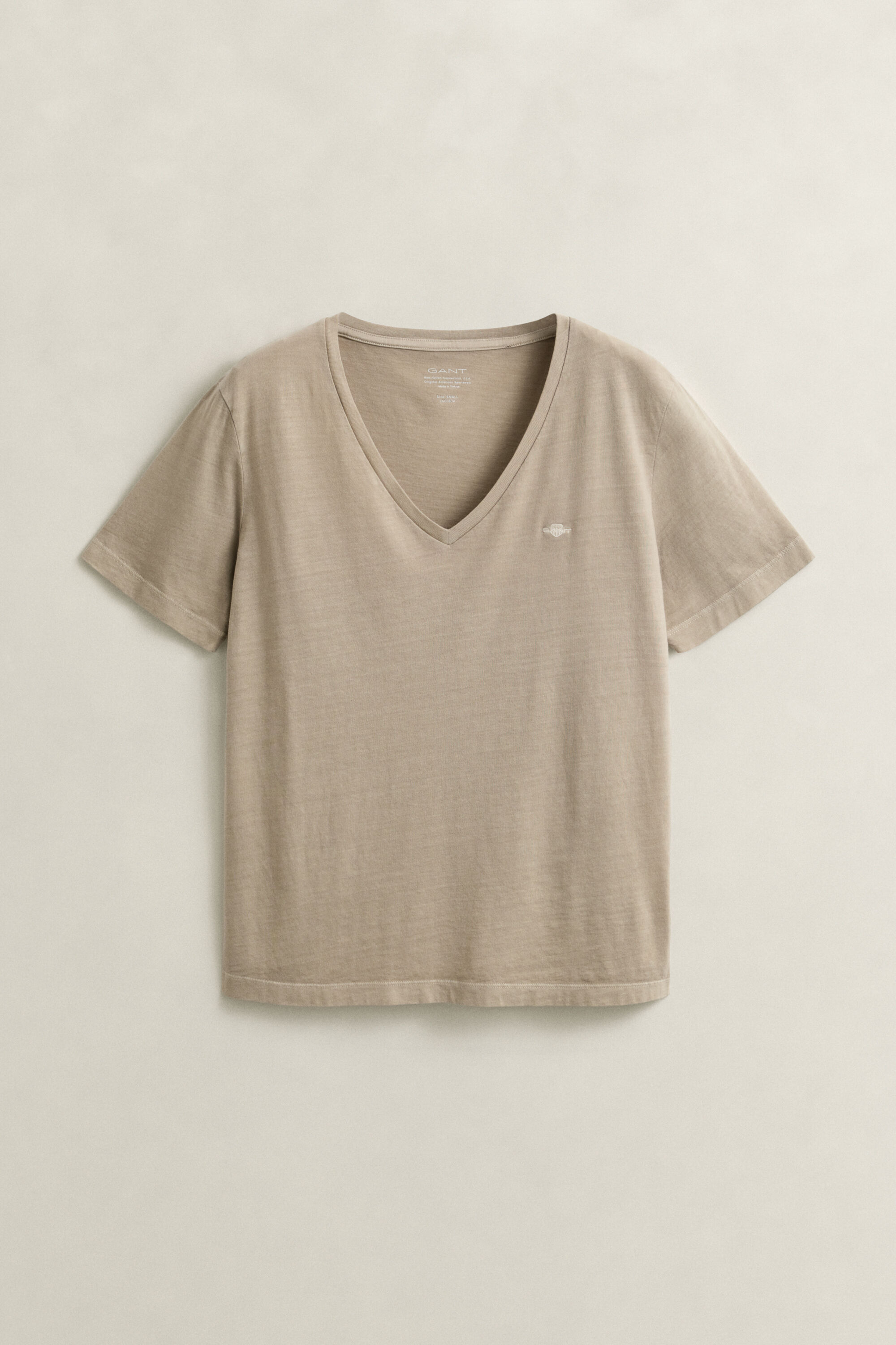 Washed Shield V-Neck T-Shirt